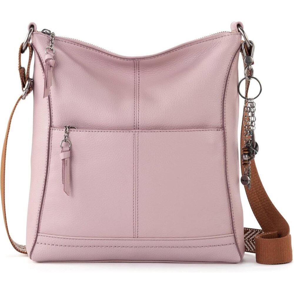 Leather Crossbody Bag Womens Adjustable Strap Recycled Eco-Friendly Organizer